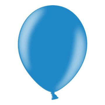 Metallic Luftballon Blau